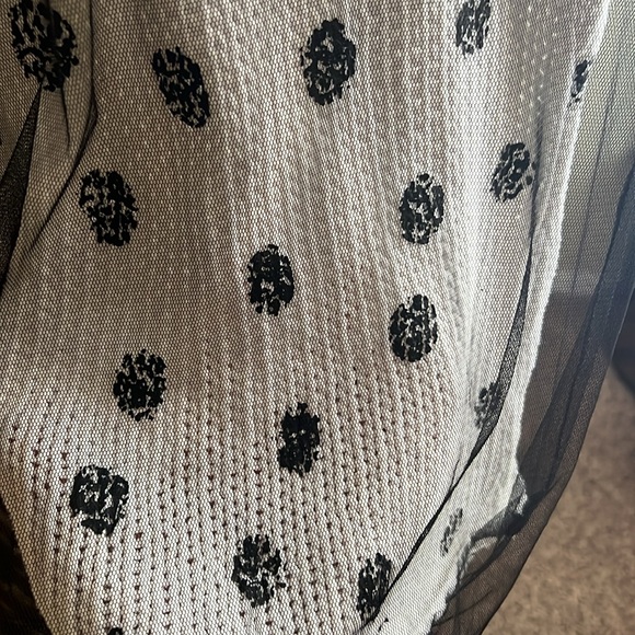 Katherine Barclay Montreal knit, mesh, unique top! Very luxe, new with tags! - Picture 3 of 4